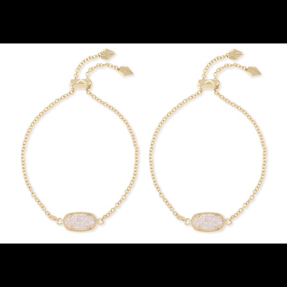 Kendra Scott Gold Elaina Bracelet w/ Drusy Stone - Picture 2 of 7